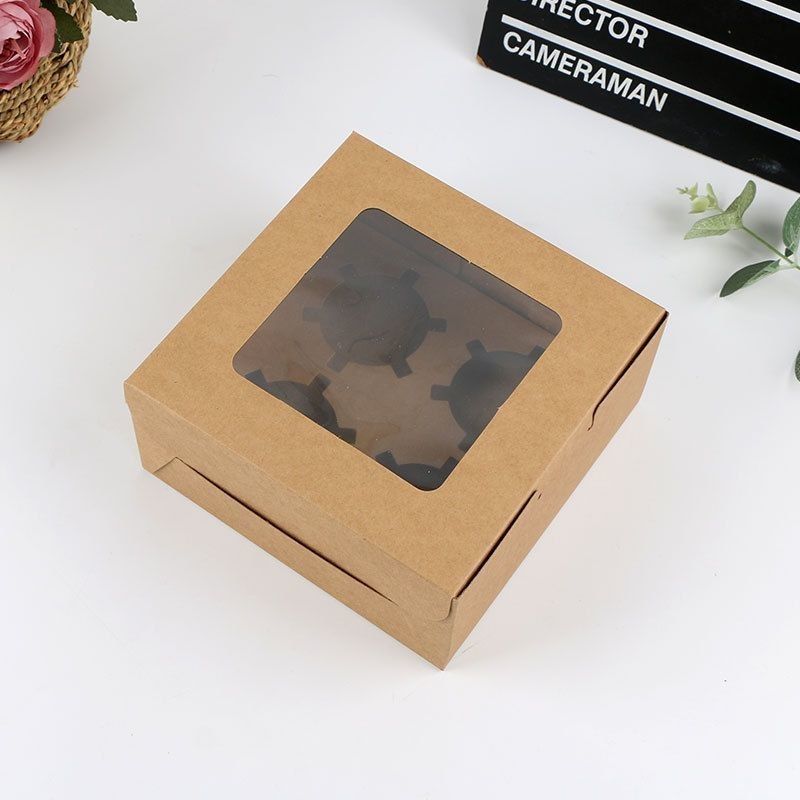 Flourish Arrivals Cake/Bakery/Candy Folding Window Boxes with Lids Packaging Solution using 100% Recycled Material Paper (Подробная информация)
