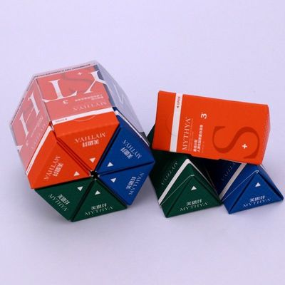 Горячая штамповка Поставка подарков на заказ Картонная бумага Косметическая упаковка